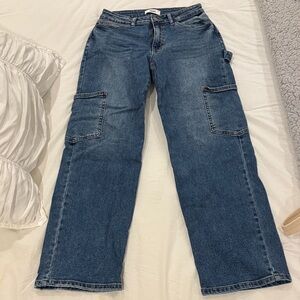 JBD Blue Denim Cargo Jeans
